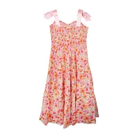 Rare Editions Big Girls Sleeveless Floral Maxi Dress