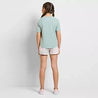 PUMA Big Girls Crew Neck Short Sleeve Graphic T-Shirt