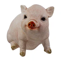 Northlight 12in Realistic Pink Piglet Not Applicable Yard Art