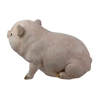 Northlight 12in Realistic Pink Piglet Not Applicable Yard Art