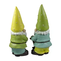 Northlight Green And Yellow Gnome Yard Art