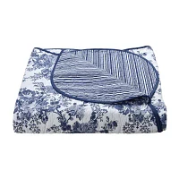 Laurel Manor Toile Garden Cotton Bedspread