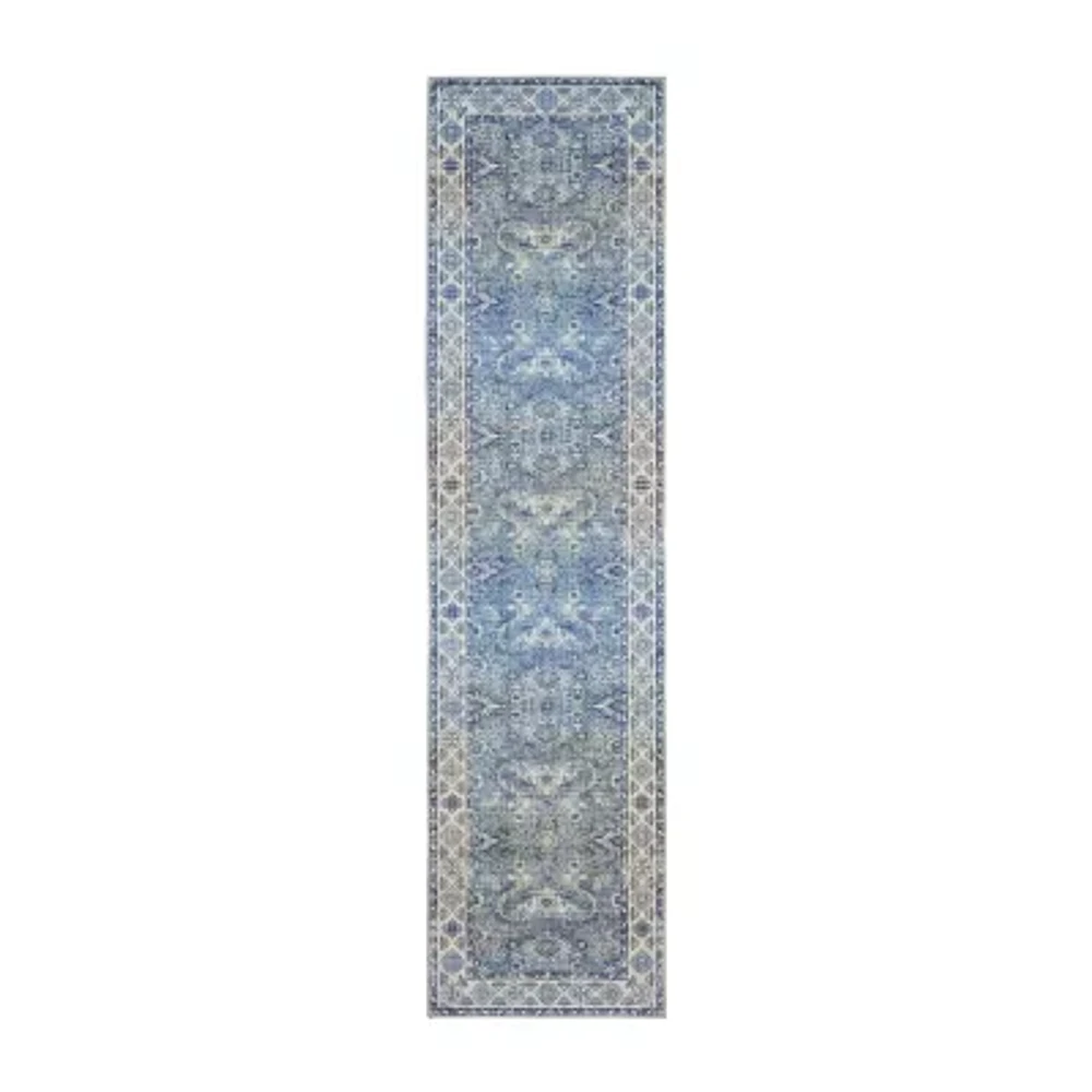 Covington Home Marcel Faded Border 24"X96" Indoor Rectangular Runner