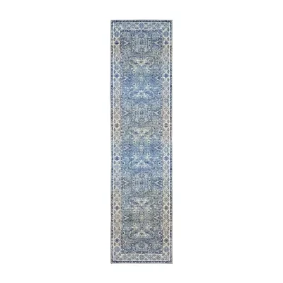 Covington Home Marcel Faded Border 24"X96" Indoor Rectangular Runner