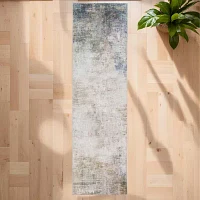 Covington Home Marcel Faded Abstract 24"X96" Indoor Rectangular Runner