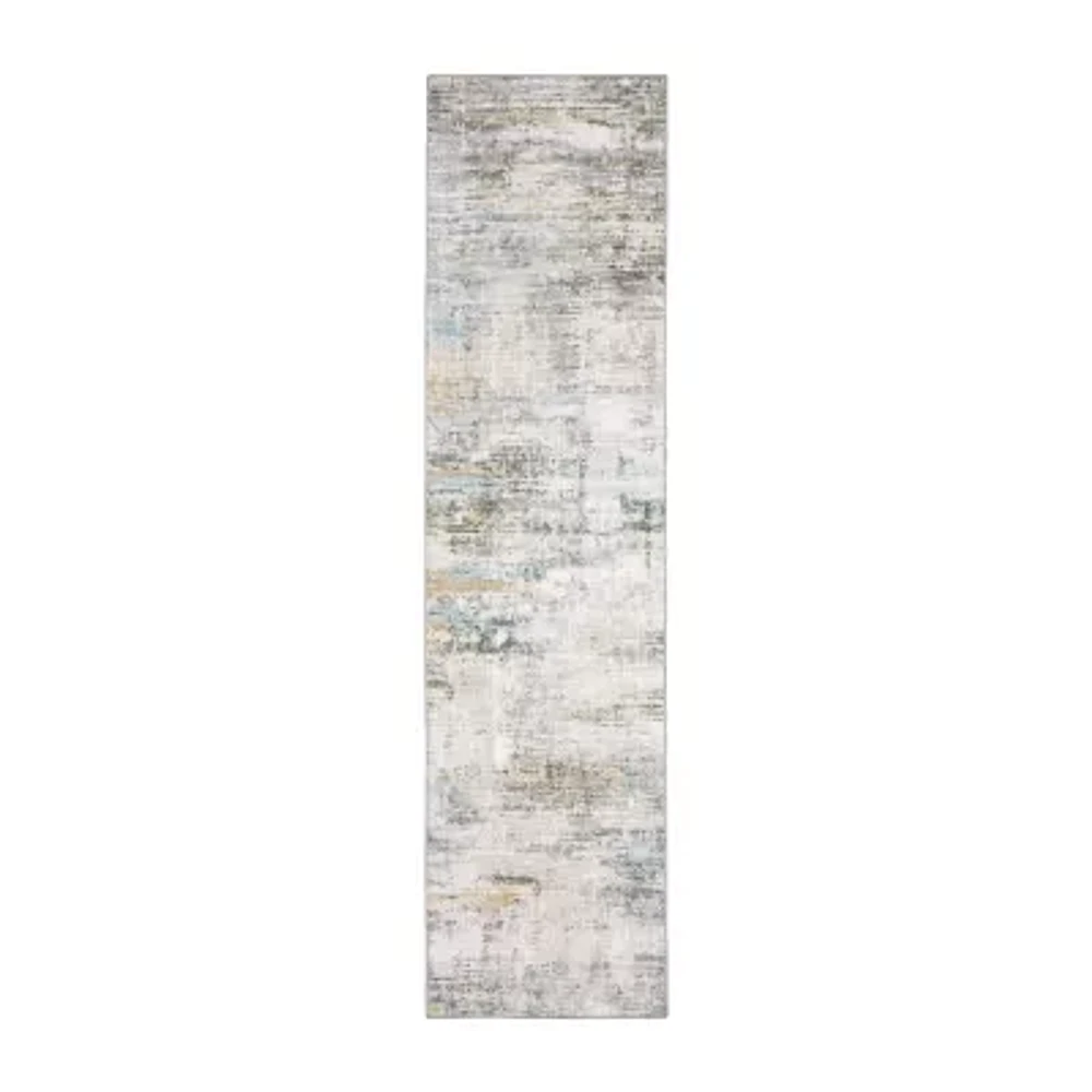 Covington Home Marcel Distressed Marble 24"X96" Indoor Rectangular Runner