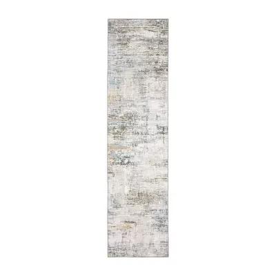 Covington Home Marcel Distressed Marble 24"X96" Indoor Rectangular Runner