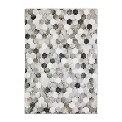 Covington Home Marcel Faux Hide Mosaic Indoor Rectangular Area Rug