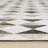 Covington Home Marcel Faux Hide Diamonds 24"X96" Indoor Rectangular Runner