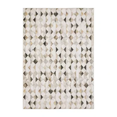 Covington Home Marcel Faux Hide Diamonds Indoor Rectangular Area Rug