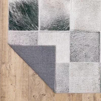 Covington Home Marcel Faux Hide Blocks Indoor Rectangular Area Rug