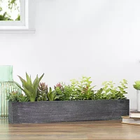 Northlight 23in Mixed Succulent Artificial Plant
