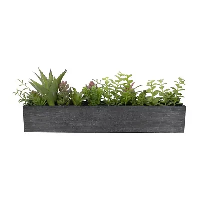 Northlight 23in Mixed Succulent Artificial Plant