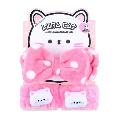 Mimicoco Luna Cat 3pc. Spa Head & Wristband Set