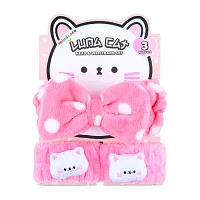 Mimicoco Luna Cat 3pc. Spa Head & Wristband Set