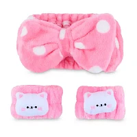 Mimicoco Luna Cat 3pc. Spa Head & Wristband Set