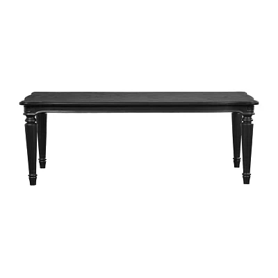 Melodi Parc Rectangular Wood-Top Dining Table