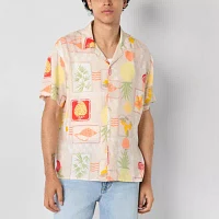 Arizona Mens Short Sleeve Button-Down Shirt