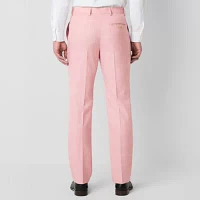 J. Ferrar Mens Classic Fit Flat Front Suit Pant