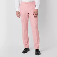 J. Ferrar Mens Classic Fit Flat Front Suit Pant