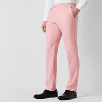 J. Ferrar Mens Classic Fit Flat Front Suit Pant