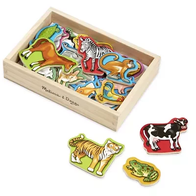 Melissa & Doug Wooden Animal Magnets