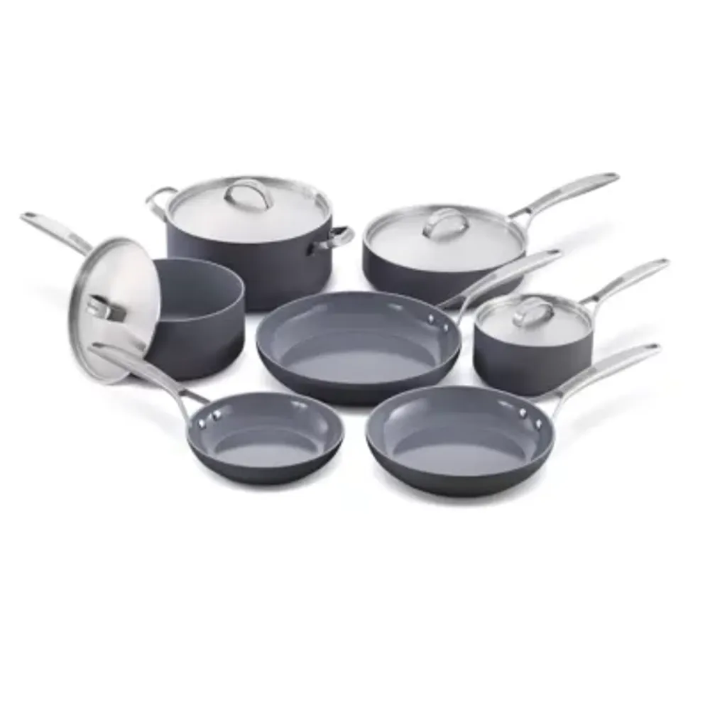 GreenPan Paris Pro Healthy Hard Anodized Ceramic Non-Stick 11-pc. Cookware Set