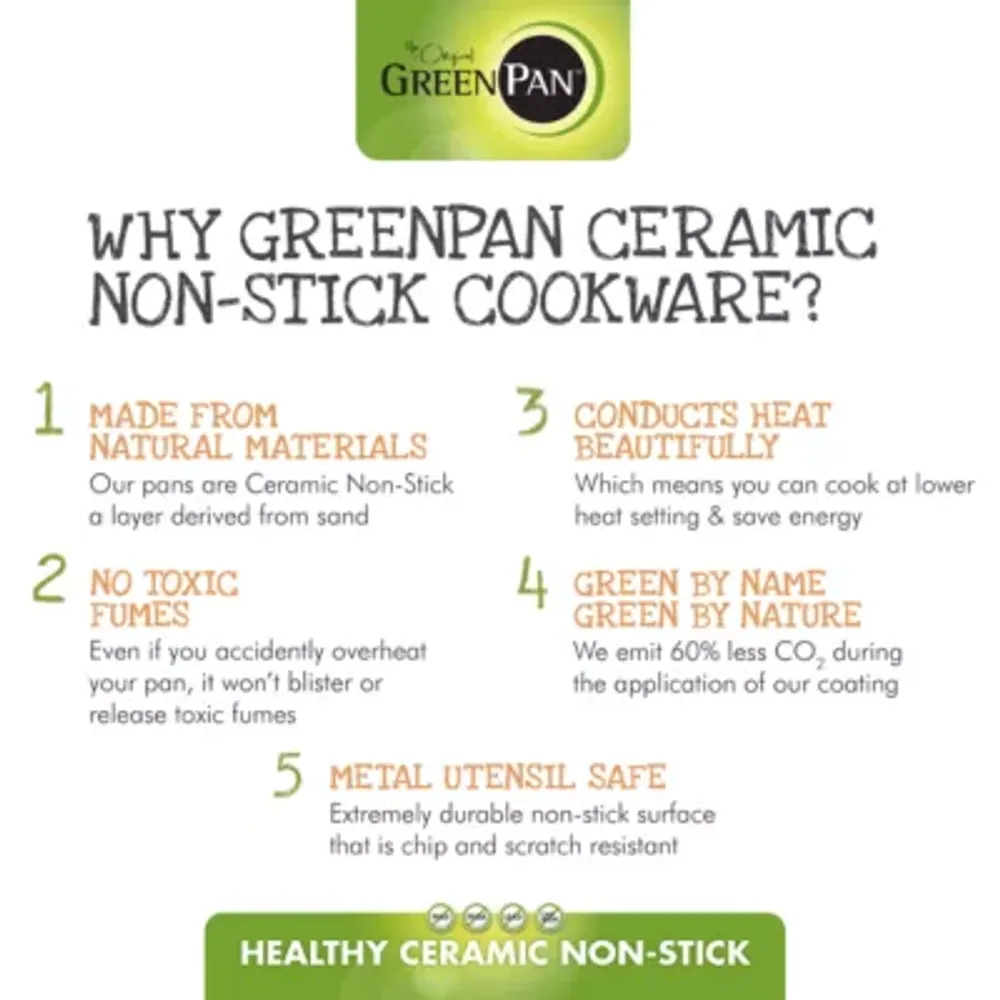 GreenPan Paris Pro Healthy Hard Anodized Ceramic Non-Stick 11-pc. Cookware Set