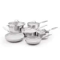 GreenPan Venice Pro Stainless Steel Ceramic Non-Stick 10-pc. Cookware Set