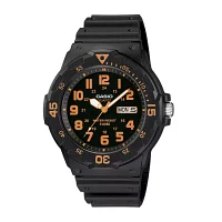 Casio Mens Black Strap Watch Mrw200h-4bos