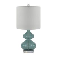 510 Design Ellipse Set of 2 Curved Glass Table Lamps