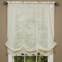 Hathaway Embroidered Sheer Rod Pocket Single Curtain Panel