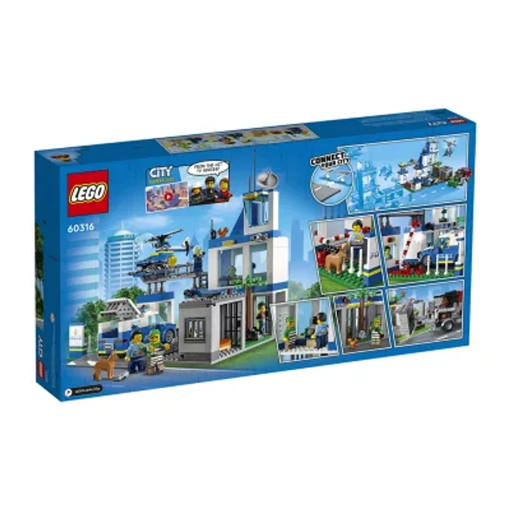 LEGO City Police Police Station 60316 Building Set (668 Pieces)