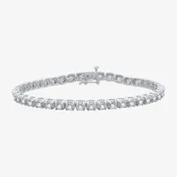 2 CT. T.W. Mined White Diamond 10K Gold 7.5 Inch Tennis Bracelet