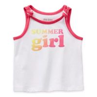 Okie Dokie Baby Girls Round Neck Tank Top