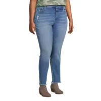 a.n.a - Plus Womens High Rise Skinny Fit Jegging Jean