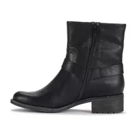 Frye and Co. Womens Flat Heel Motorcycle Boots Elodie