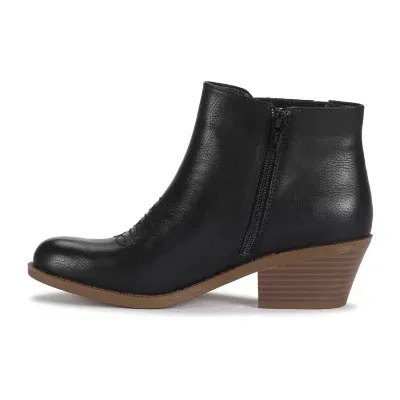 Frye and Co. Womens Jude Stacked Heel Booties