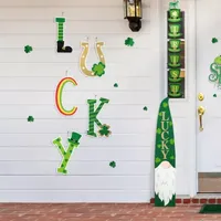 Glitzhome Set Of 5 St.Patrick's Lucky Stake Holiday Yard Art