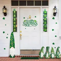 Glitzhome 24"H Set Of 4 St.Patrick's Stake Holiday Yard Art