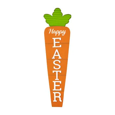 Glitzhome "41.5""H Carrot Porch Decor" Easter Yard Art