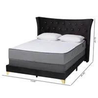 Easton Glamour Rectangle Bed