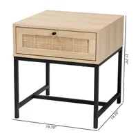 Caterina 1-Drawer Nightstand