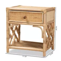 Camara 1-Drawer Nightstand