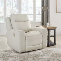 Signature Design By Ashley® Mindanao Dual Power Leather Recliner