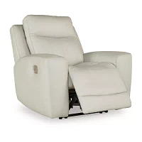 Signature Design By Ashley® Mindanao Dual Power Leather Recliner