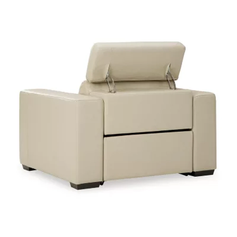 Signature Design By Ashley® Texline Dual Power Leather Recliner