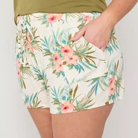 Ambrielle Womens Plus Pajama Shorts