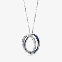 Womens / CT. T.W. Natural White Diamond 10K Gold Circle Pendant Necklace