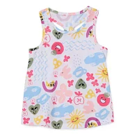 Okie Dokie Toddler & Little Girls Round Neck Tank Top